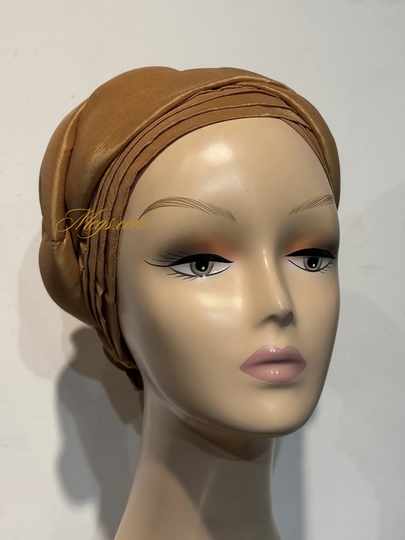 Turban minimaliste en soie sauvage MEGS