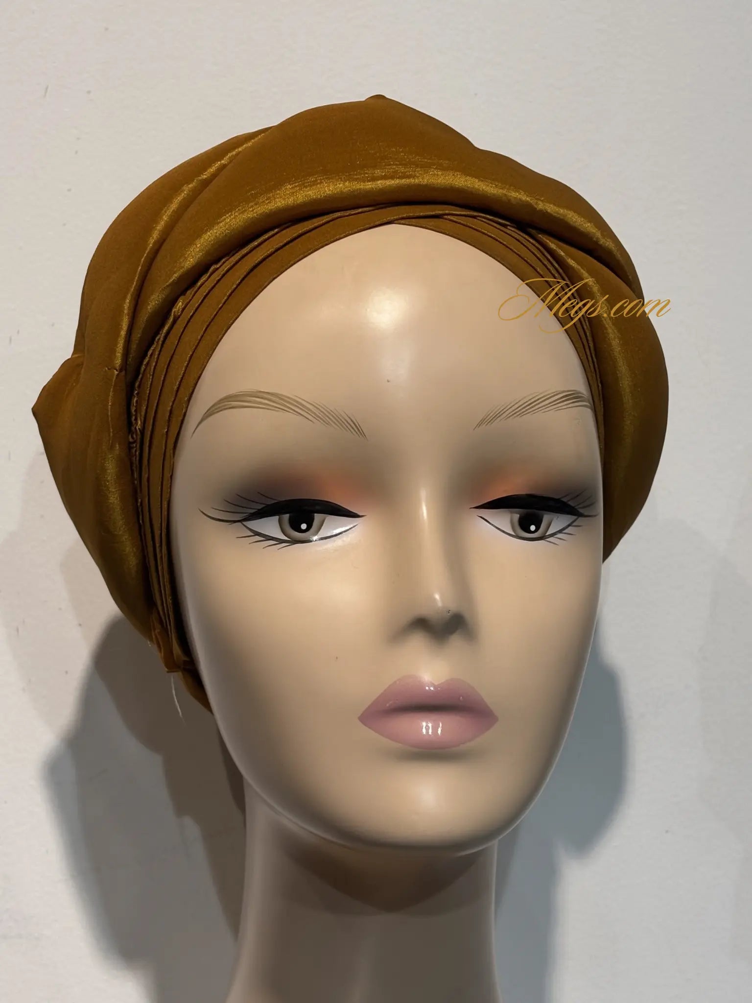 Turban minimaliste en soie sauvage MEGS