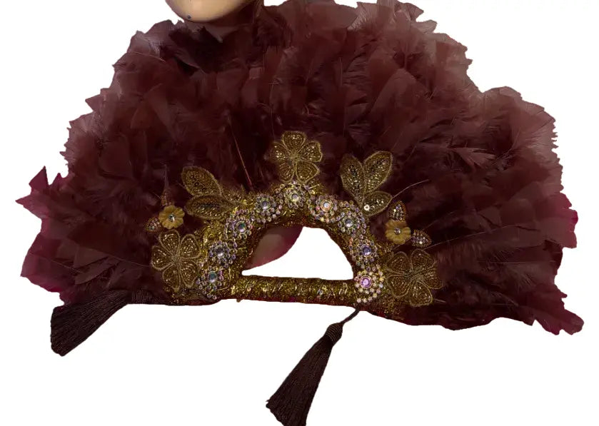 Eventails à plumes premium MEGS