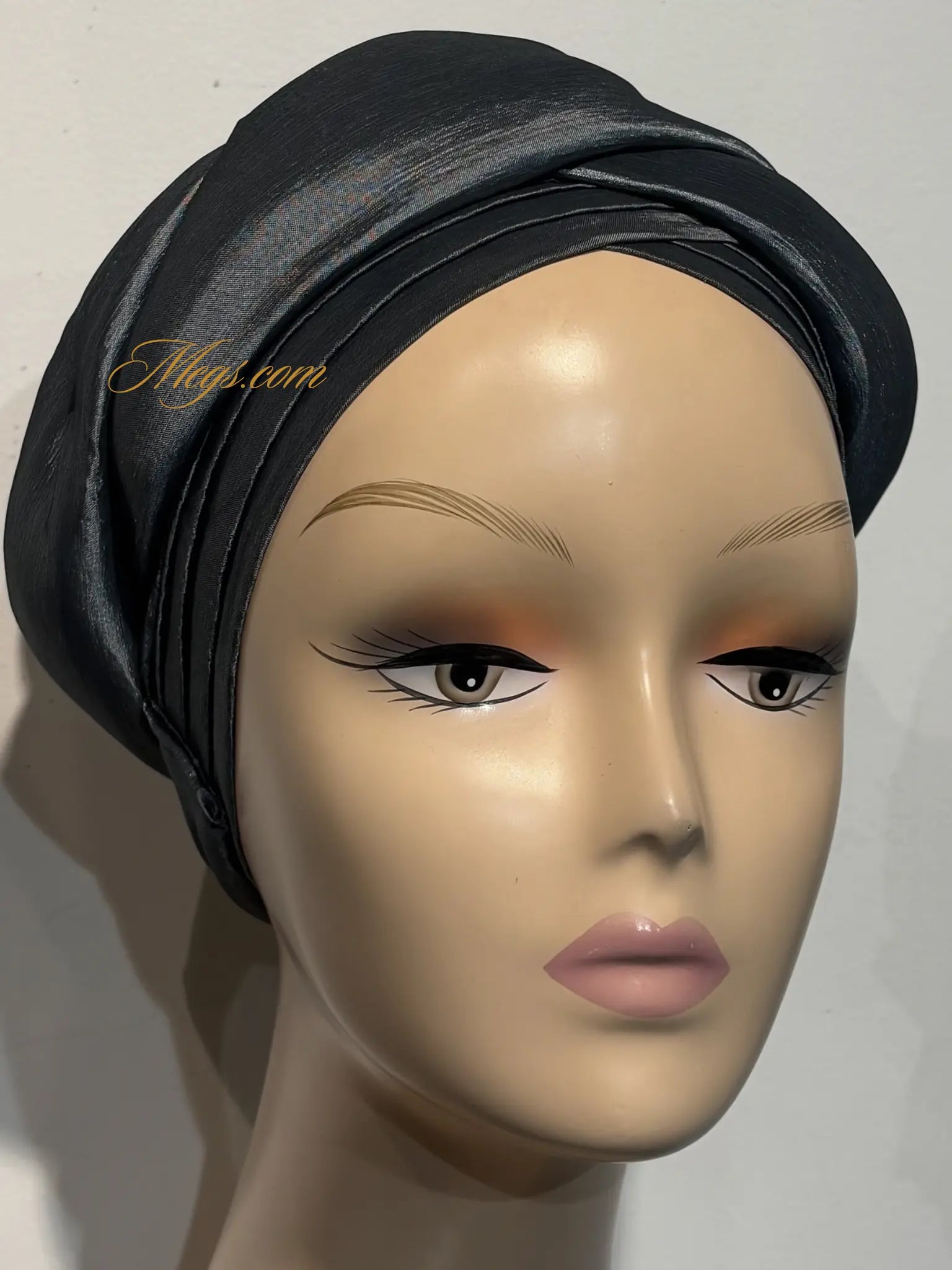Turban minimaliste en soie sauvage MEGS