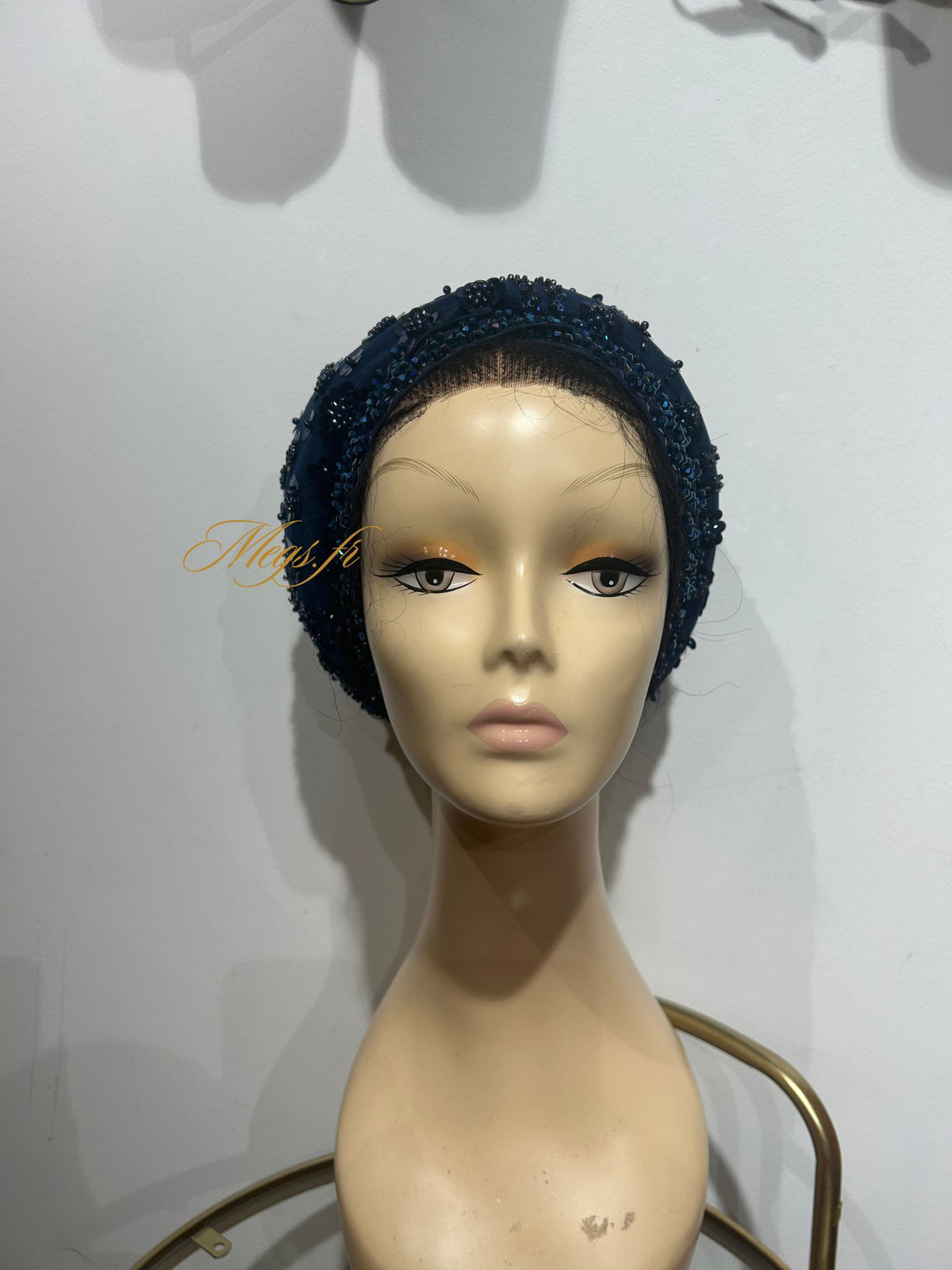 Turban strass médium