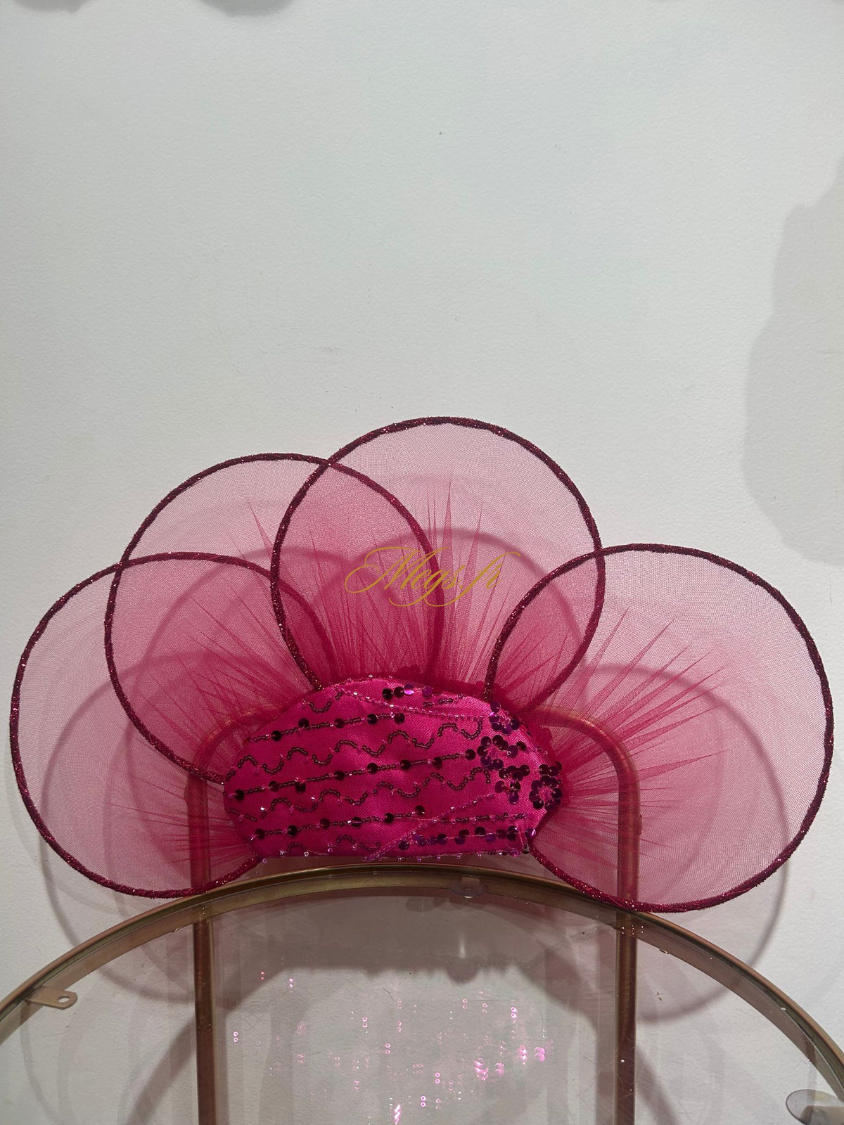 Eventail L en organza