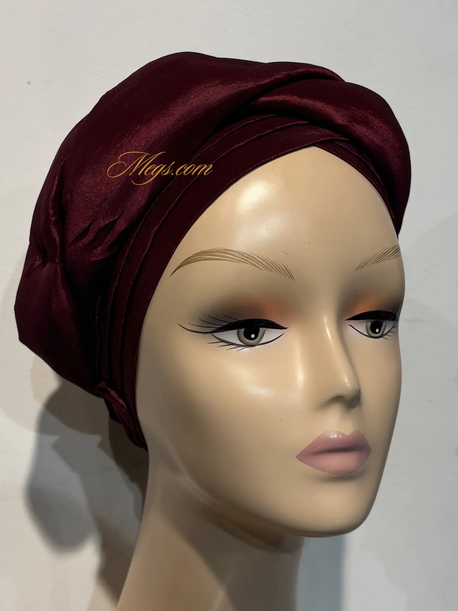 Turban minimaliste en soie sauvage MEGS