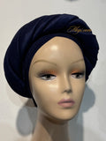 Turban classique en soie sauvage MEGS