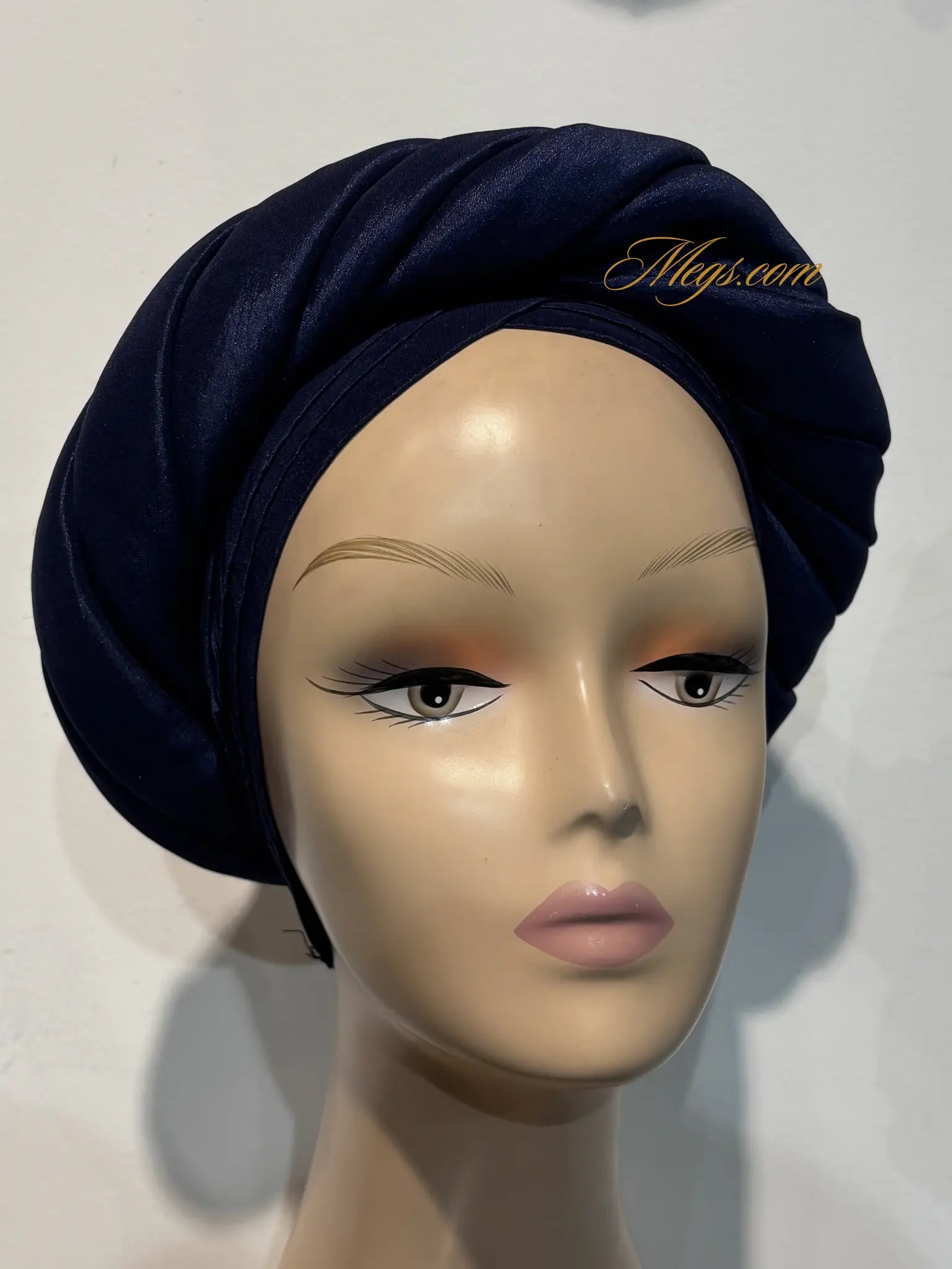 Turban classique en soie sauvage MEGS
