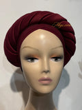 Turban classique en soie sauvage MEGS