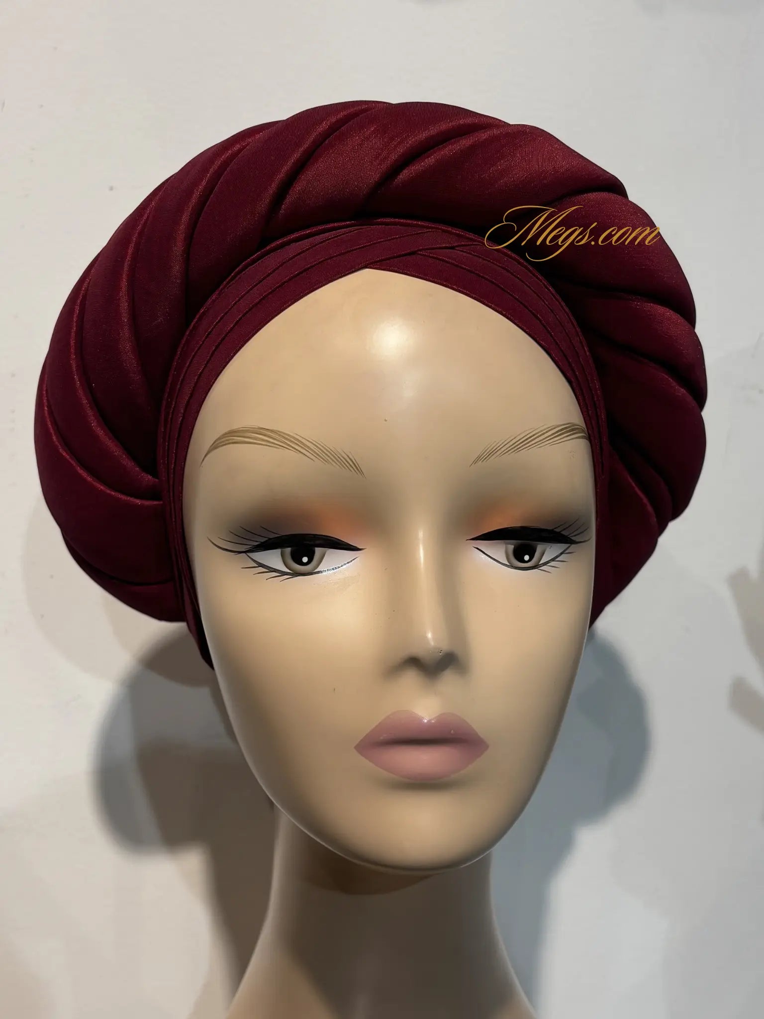Turban classique en soie sauvage MEGS