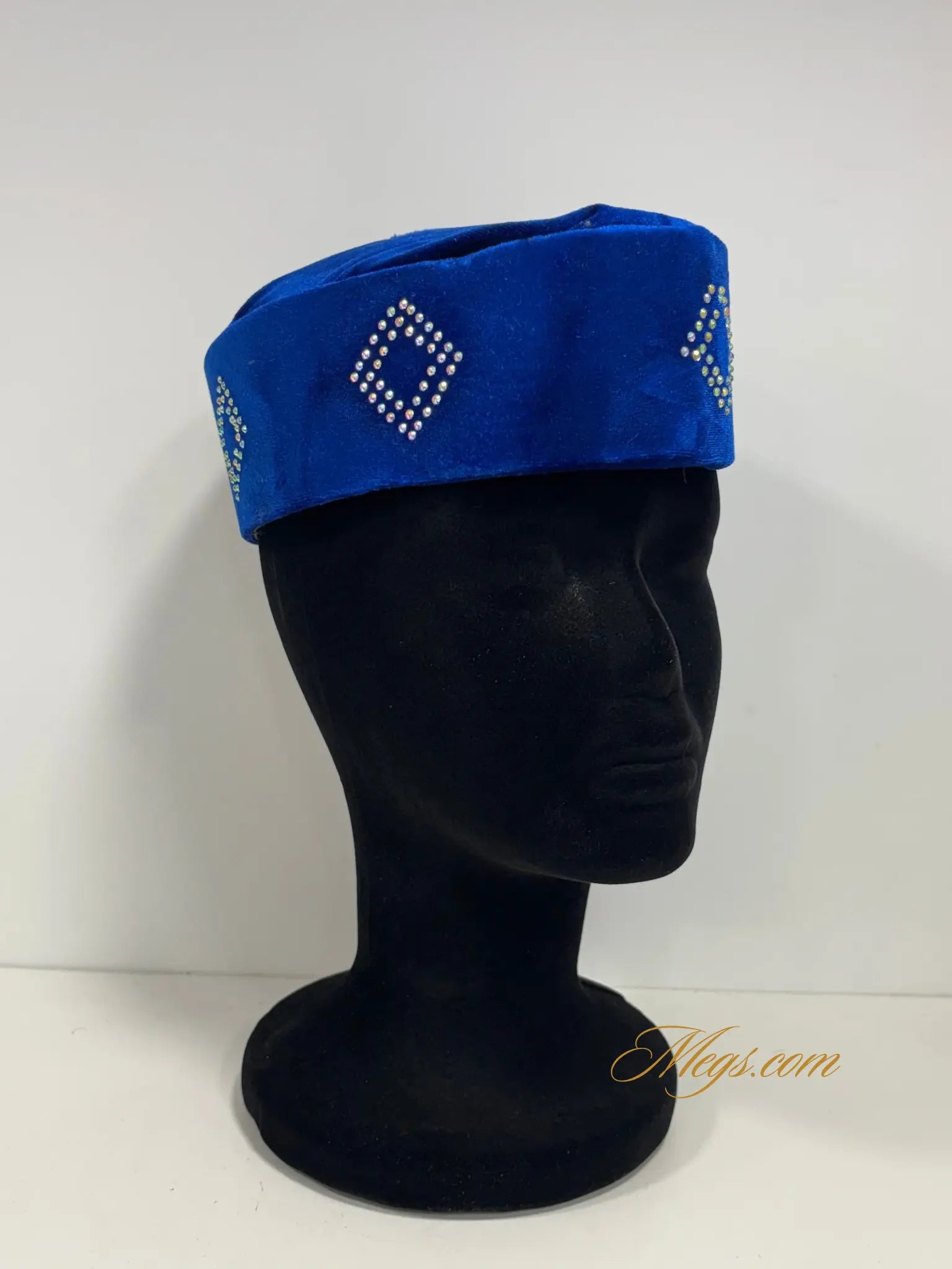 Chapeau homme velours et strass NWANYIES