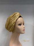 Turban en matière satinée NWANYIES
