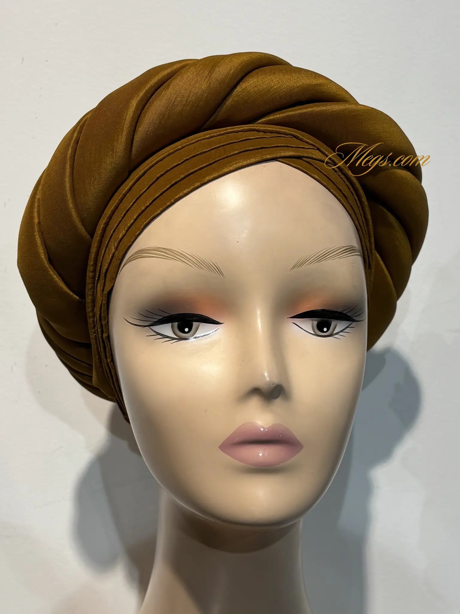 Turban classique en soie sauvage MEGS
