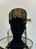 Chapeau velours à motifs - noir Megs
