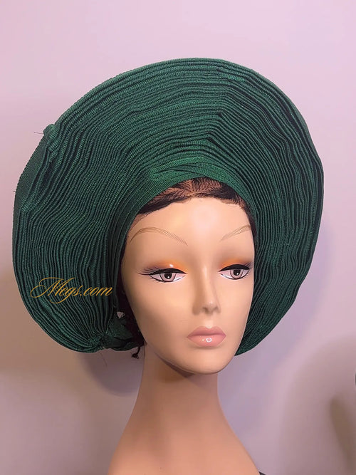 Autogele en Aso Oke plis fins MEGS