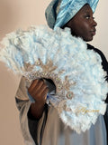 Eventails à plumes premium MEGS