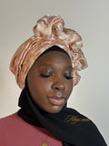 Coiffe froncé en damas MEGS