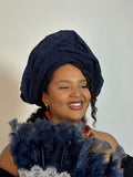Autogele petit en Aso Oke souple MEGS