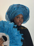 Autogele Large en Aso Oke simple MEGS