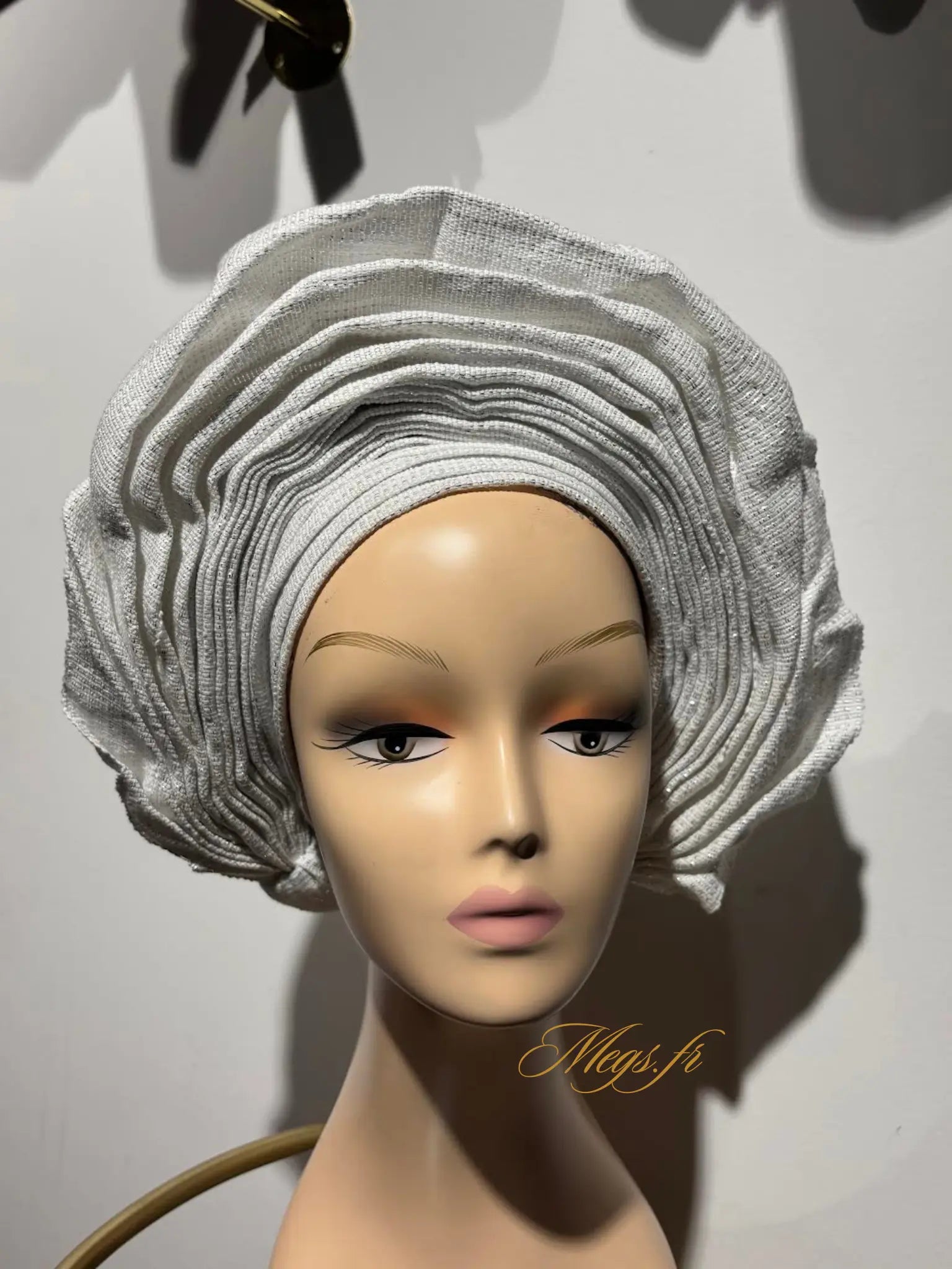 Autogele petit en Aso Oke souple MEGS