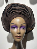 Autogele petit en Aso Oke souple MEGS