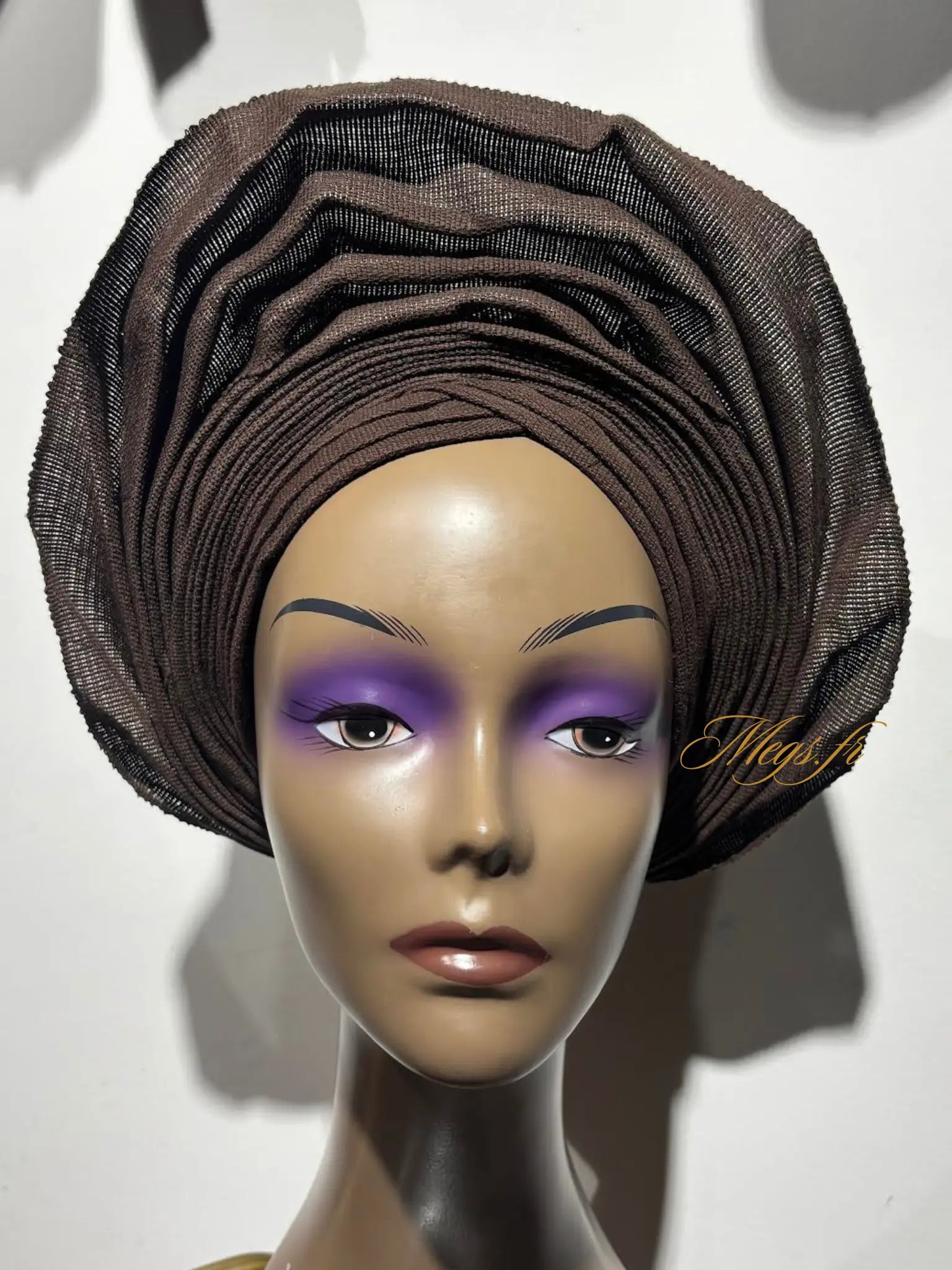 Autogele petit en Aso Oke souple MEGS