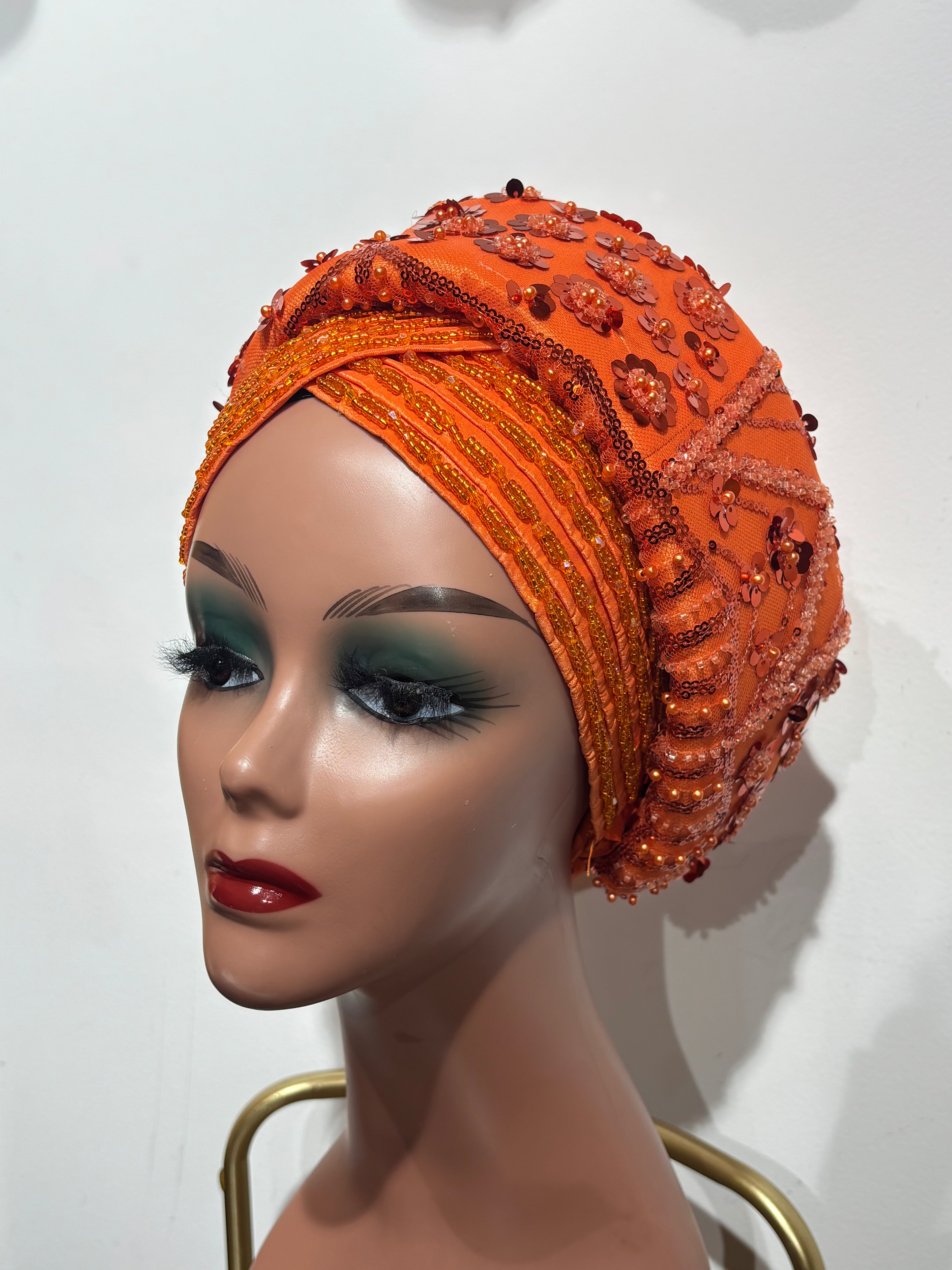 Turban strass médium