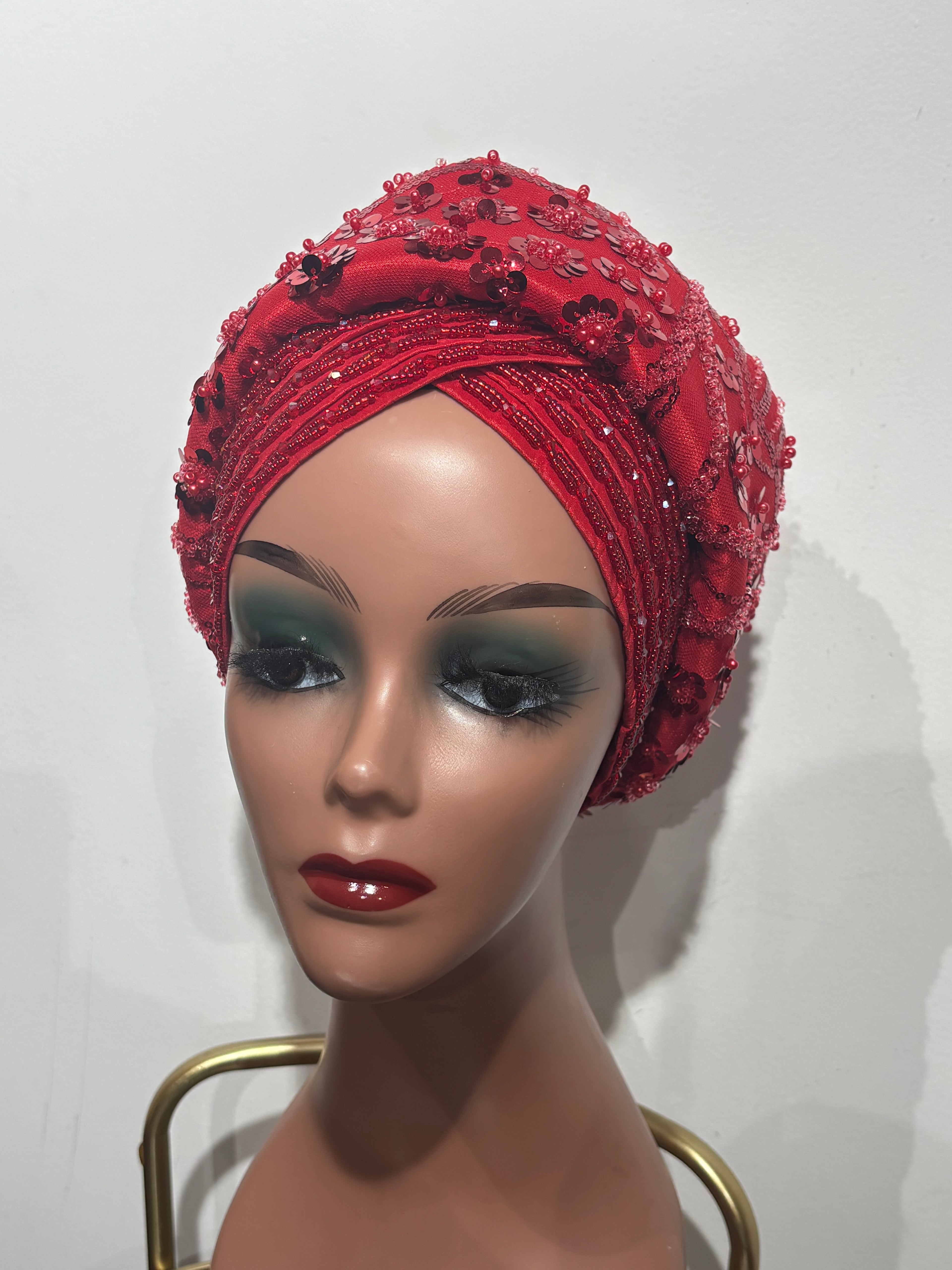 Turban strass médium