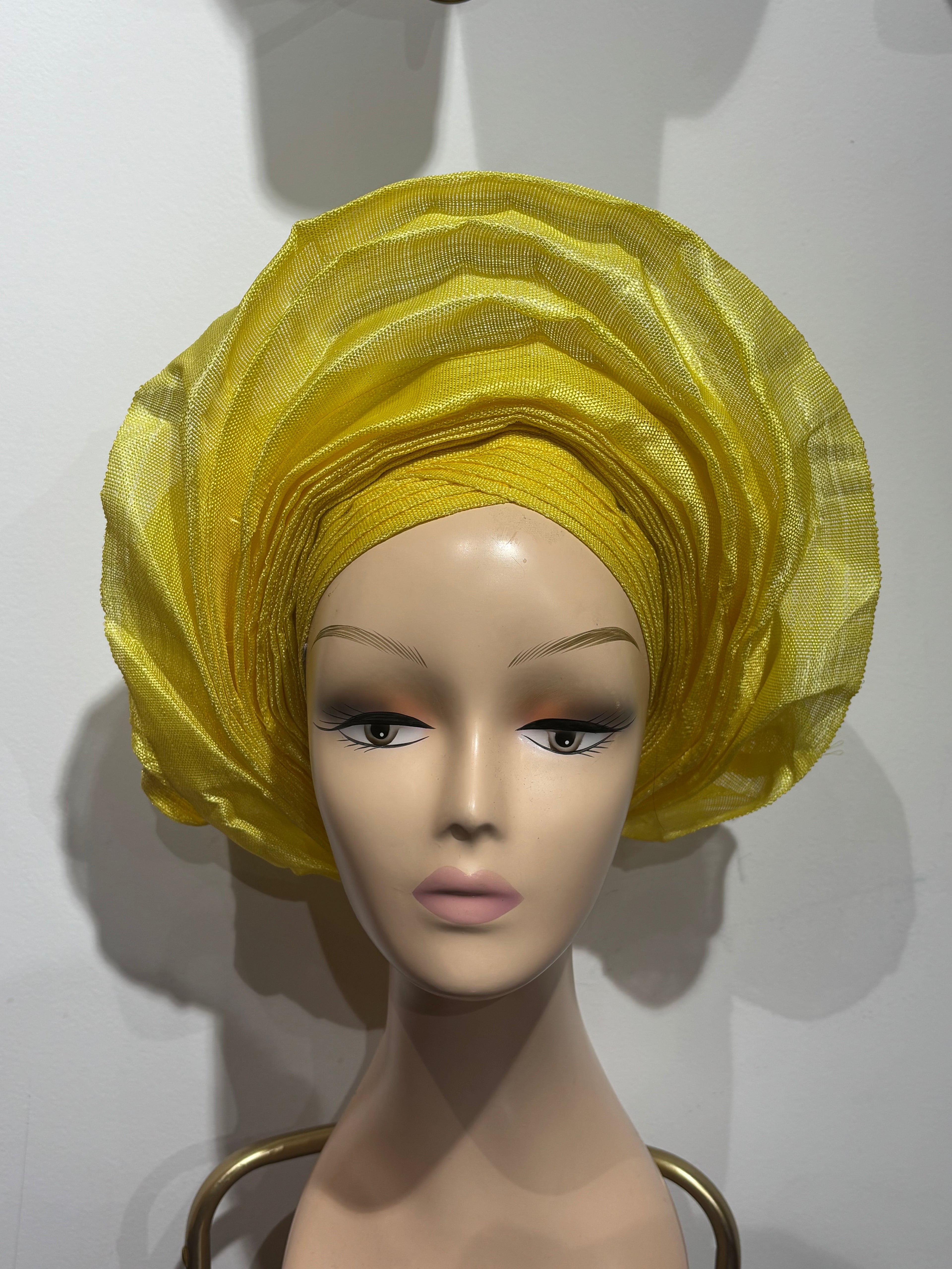 Autogele en Aso Oke simple M