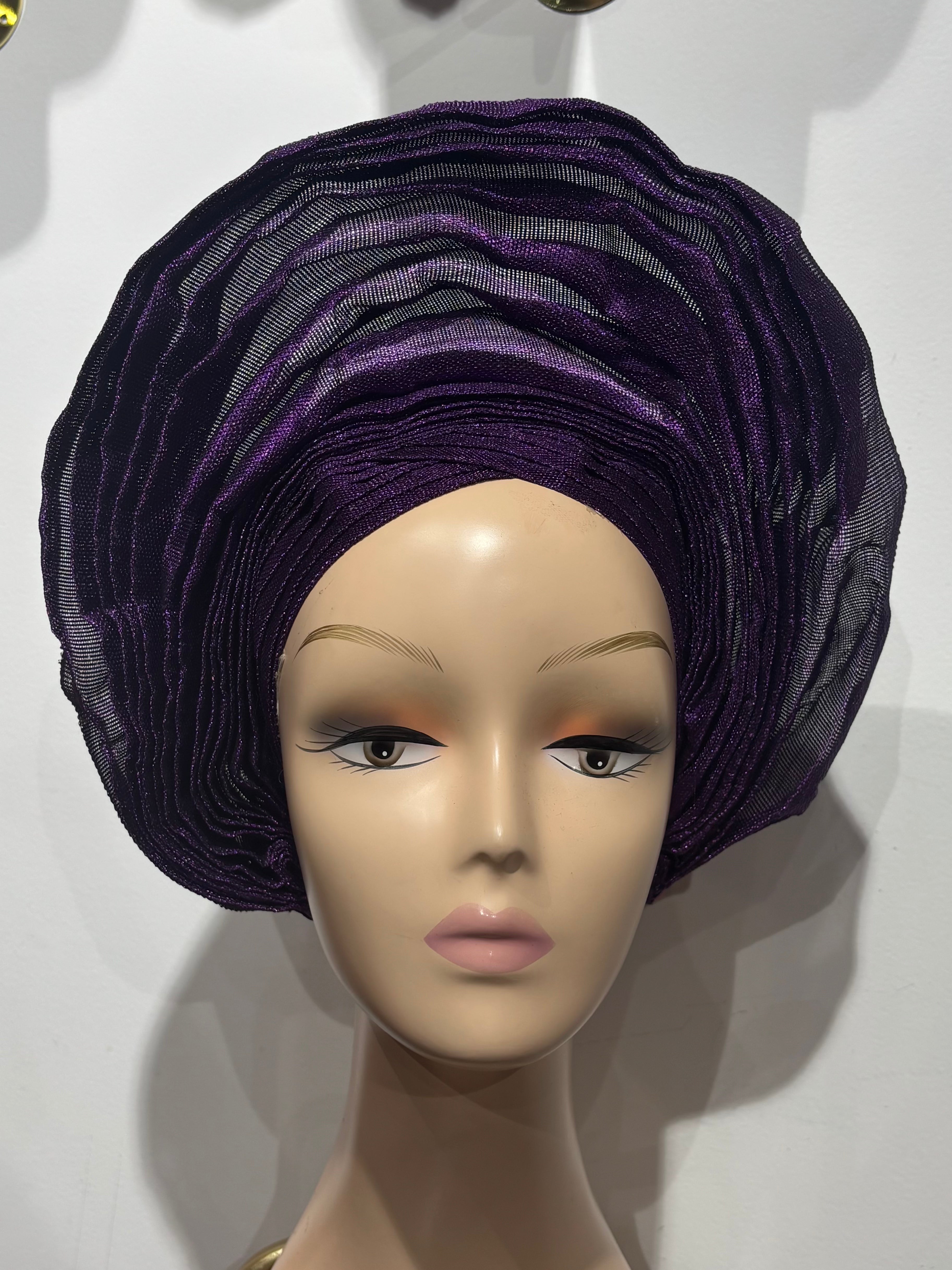 Autogele en Aso Oke simple M