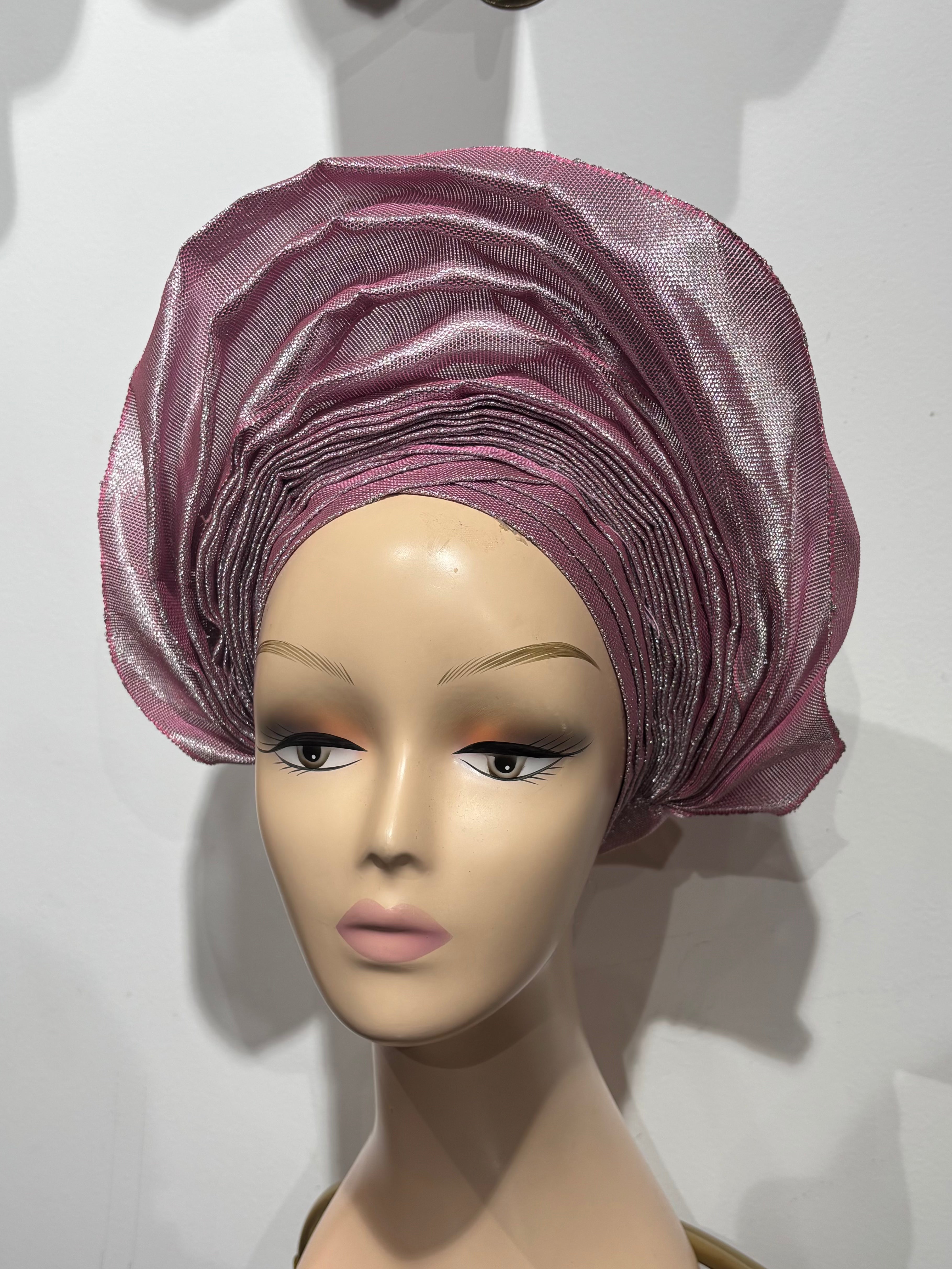 Autogele en Aso Oke simple M
