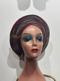 Autogele S en Aso Oke - rond rouge