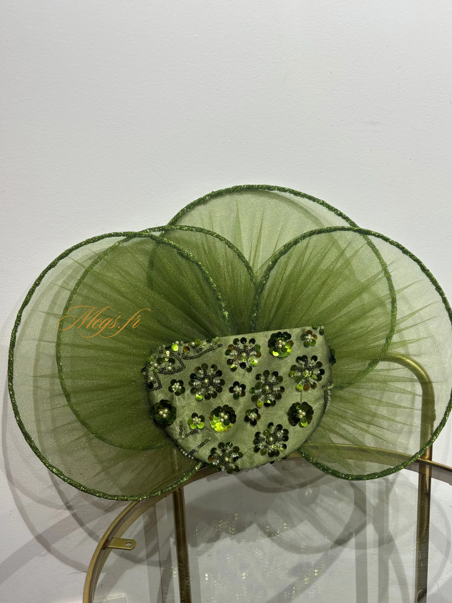 Eventail L en organza