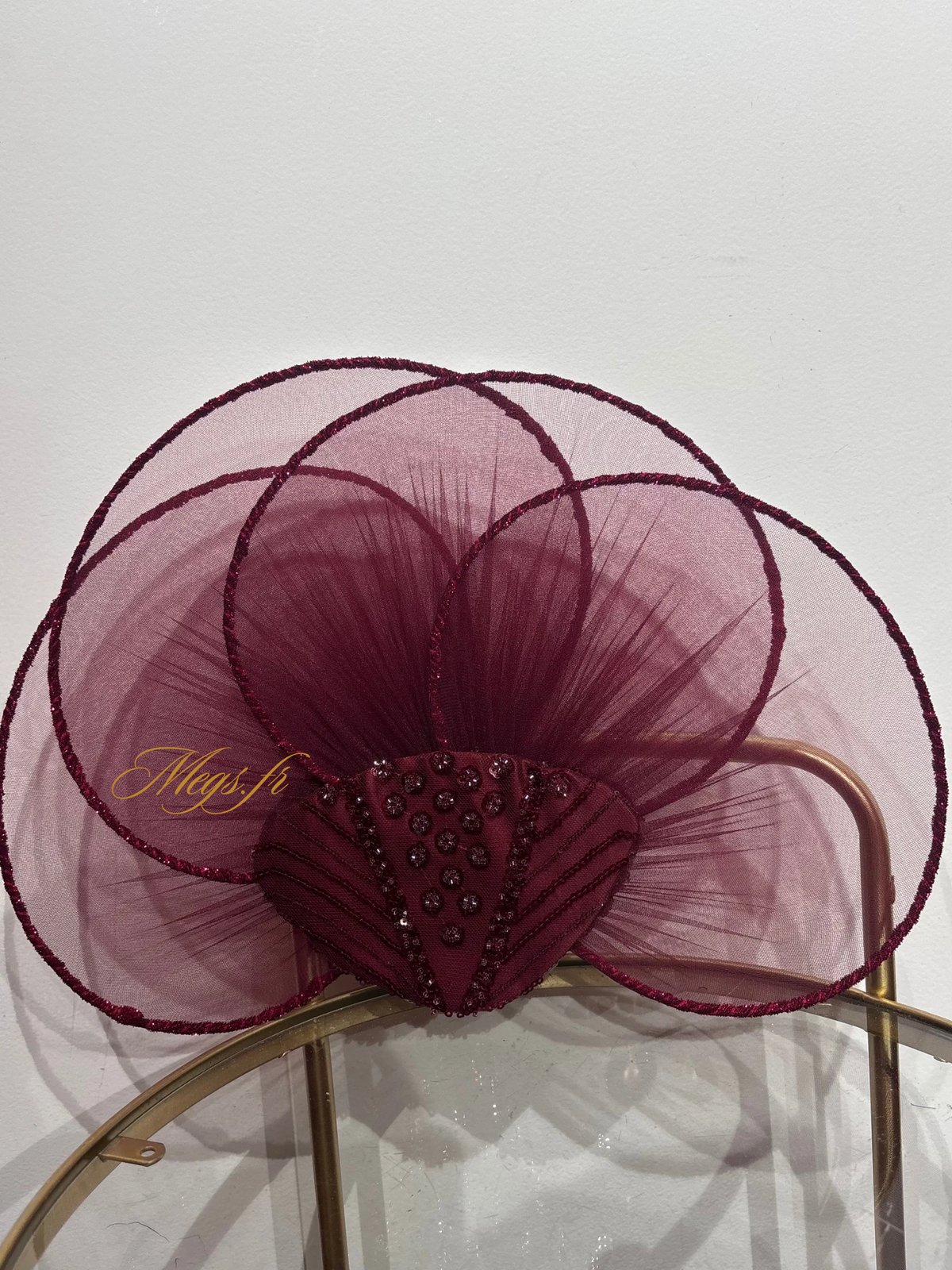 Eventail L en organza