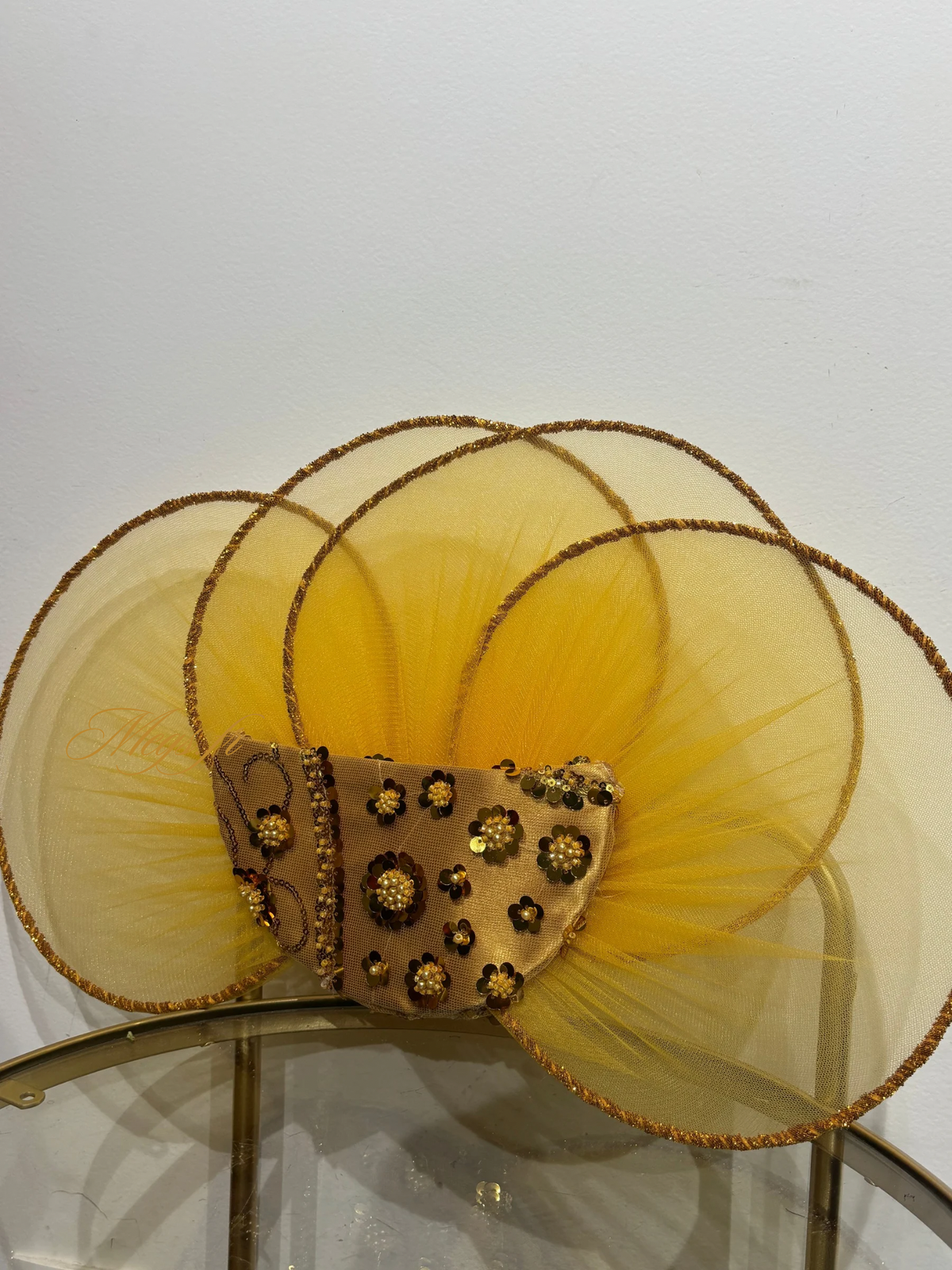 Eventail L en organza