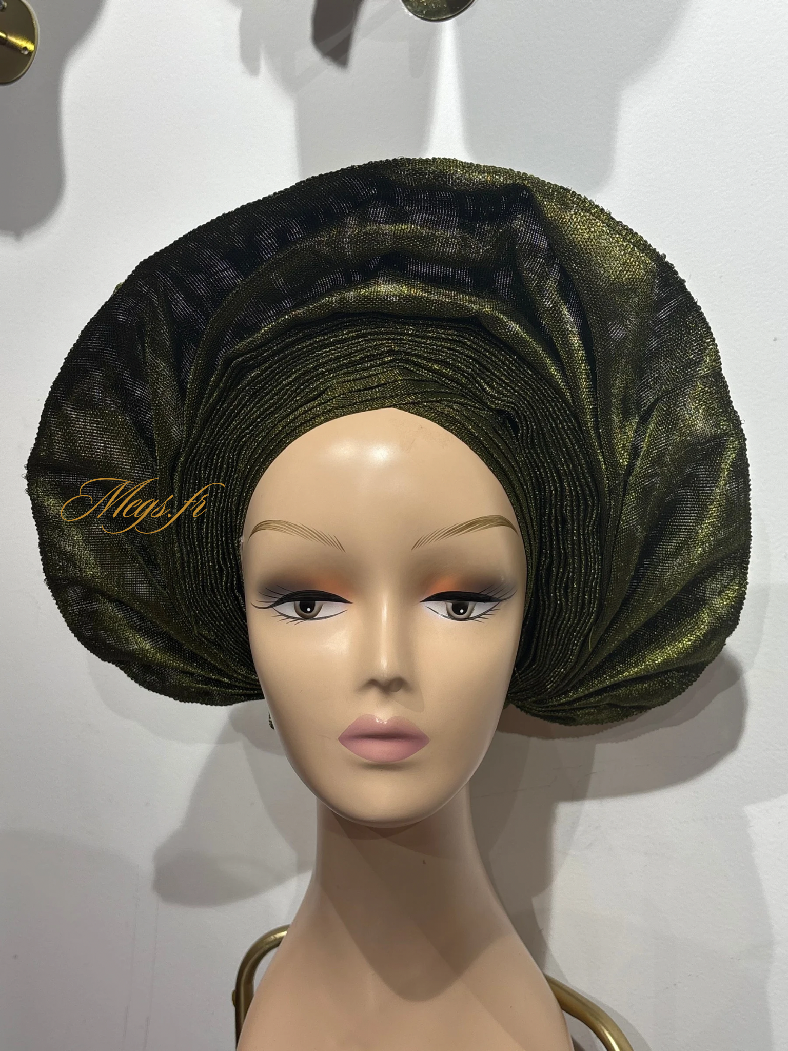 Autogele L classique en Aso Oke doublé