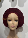 Autogele S en Aso Oke - bordeaux