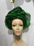 Autogele S en Aso Oke rigide - vert Styler MEGS