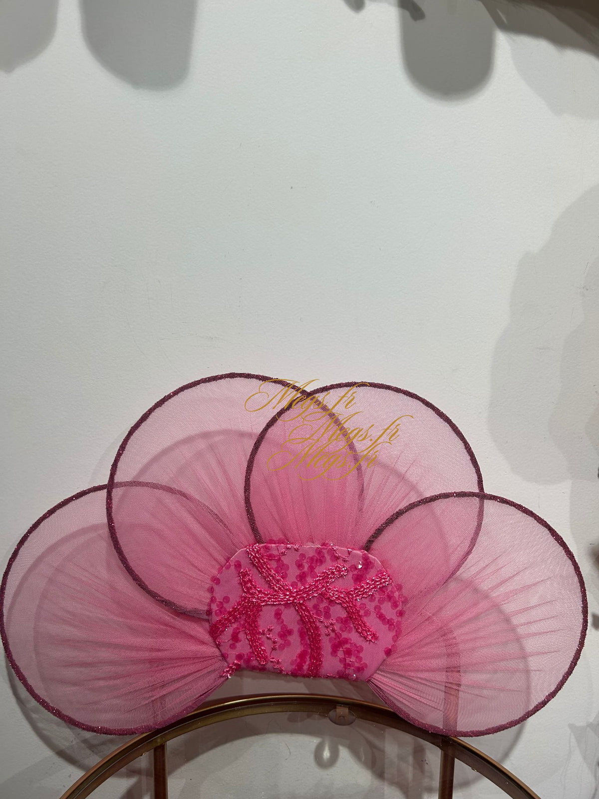 Eventail L en organza